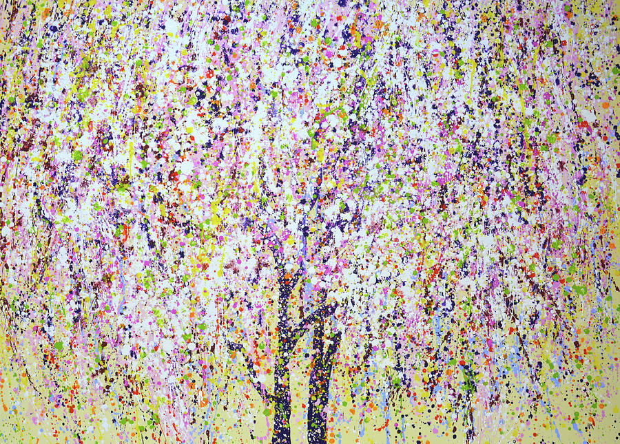 Blooming tree. Painting by Iryna Kastsova