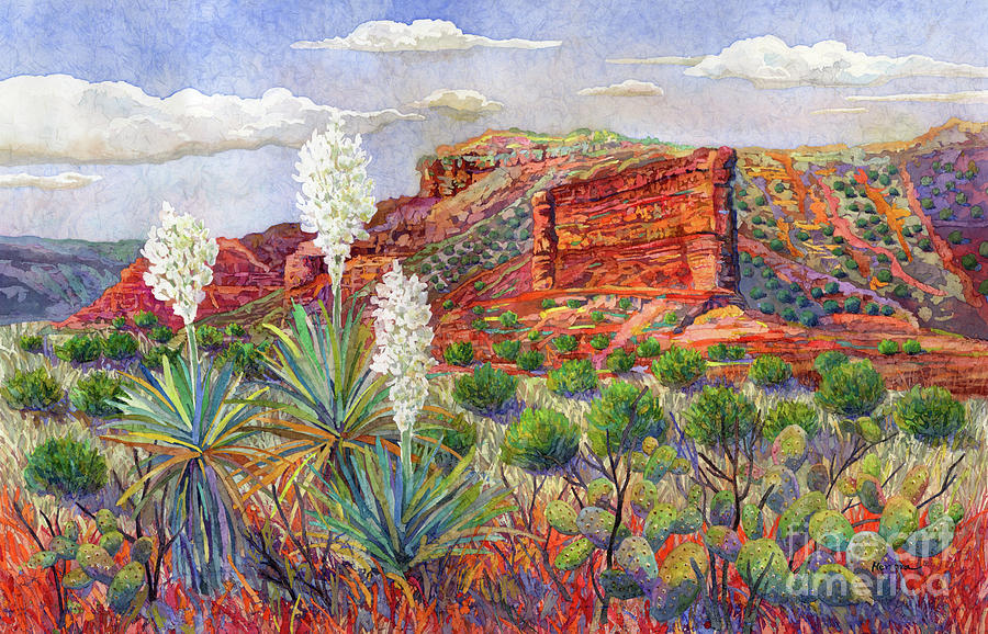 Blooming Yucca Painting