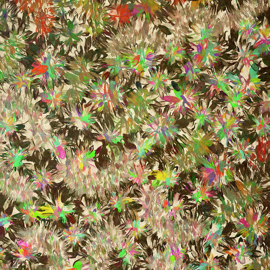 Bloomy Floral Dapples Digital Art by Becky Titus