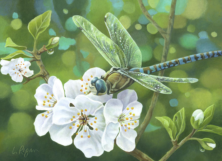 Spring Painting - Blossom by Laura Regan