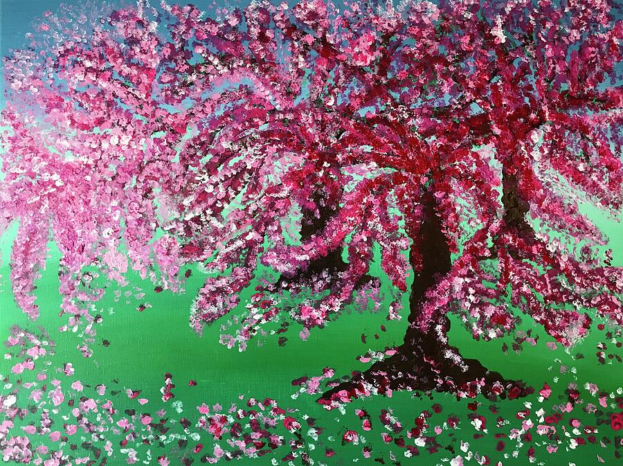 Blossom Painting By Riky Van Deursen - Fine Art America