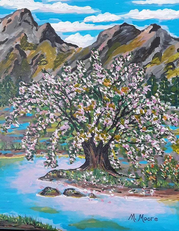 Blossom Time  Painting by Marlene Moore