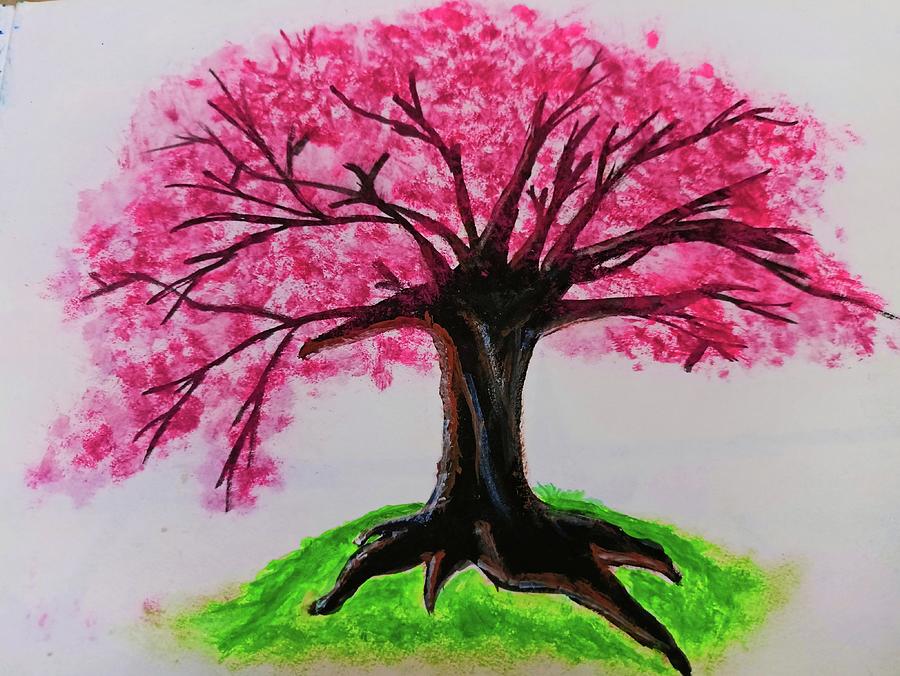 Blossom tree Painting by Ganesh Kadam - Fine Art America