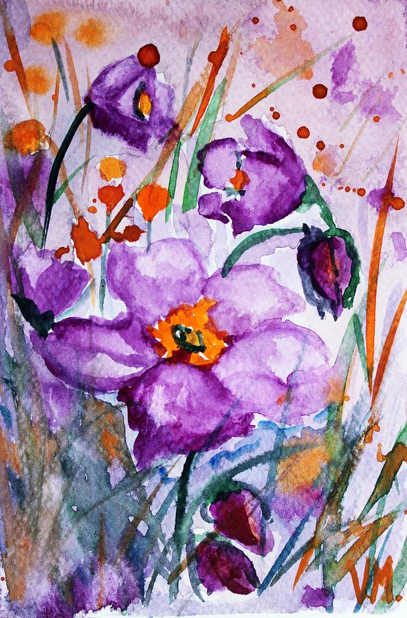 Blossom Painting by Vesna Martinjak