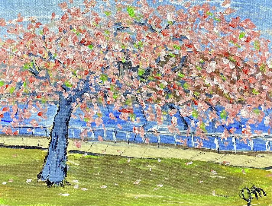 Blossom Walk Painting by John Macarthur