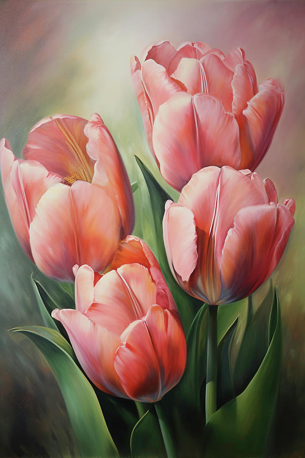 Blossoming Tulips II Photograph by Athena Mckinzie
