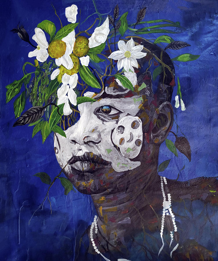 Blossoming Youth Painting by Ronnie Moyo