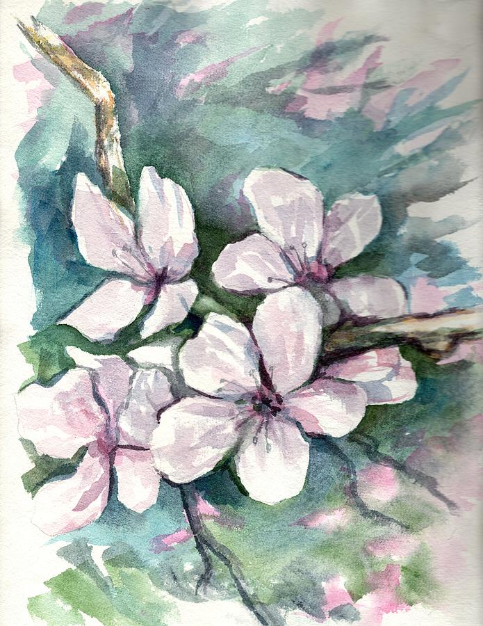 Blossoms #1 Painting by David Dorrell