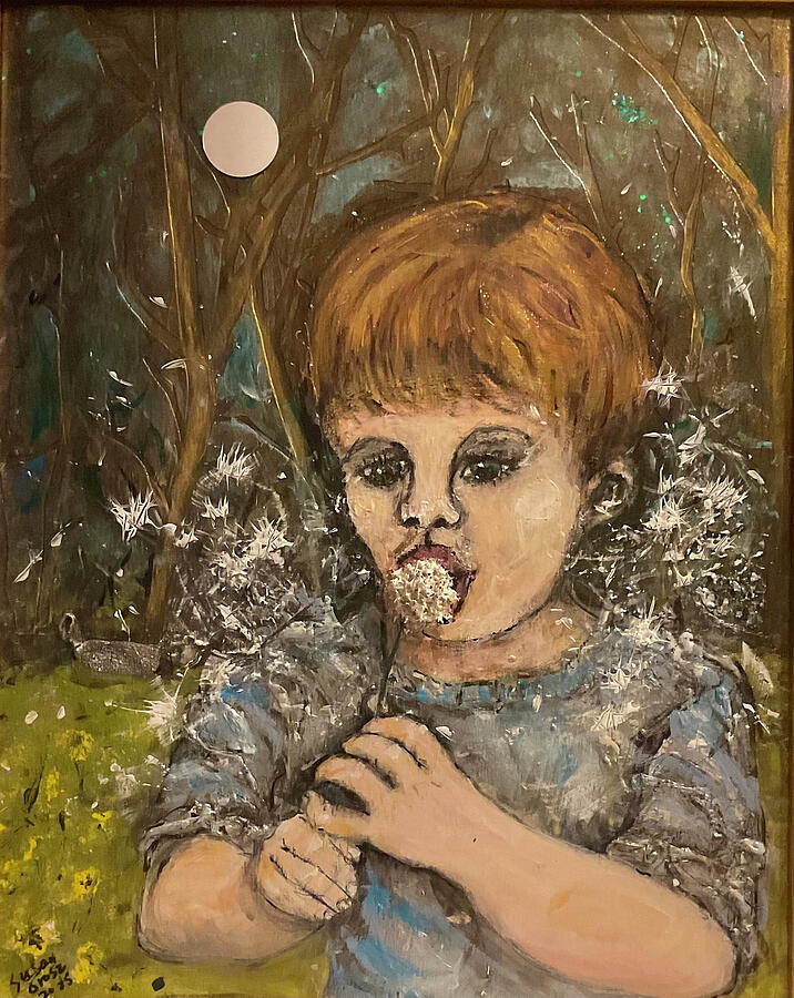 Blowing Bubbles in Gulley 2Park Painting by Susan Orosz Blowing Bubbles in Gulley 2Park Painting by Susan Orosz