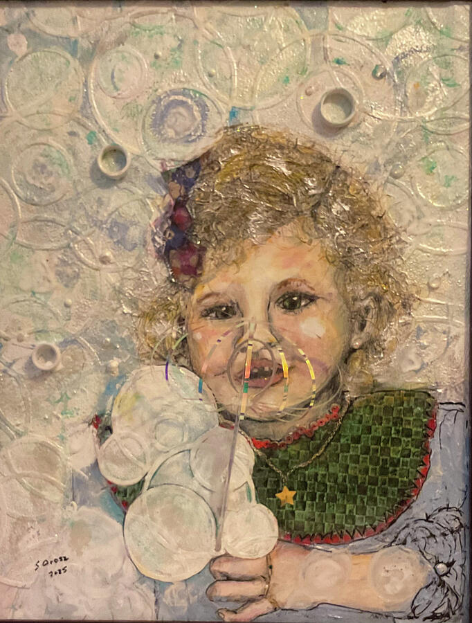 Blowing Bubbles in Gulley2 Park Painting by Susan Orosz Blowing Bubbles in Gulley2 Park Painting by Susan Orosz