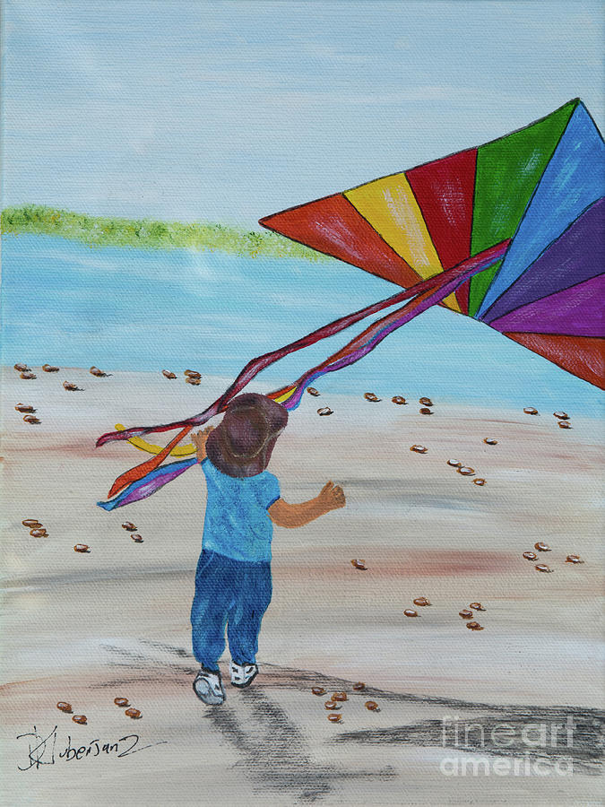 Blowing in the Wind Painting by Deborah Klubertanz