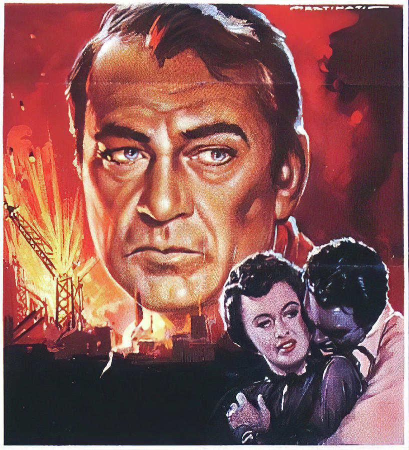 Blowing Wild, 1953, movie poster painting Painting by Movie World Posters
