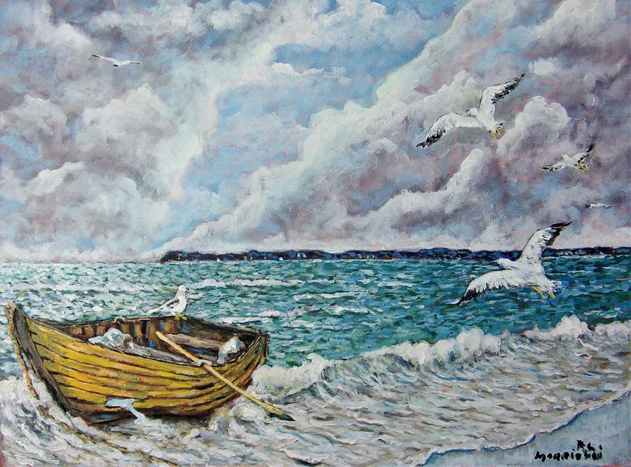 Blown in the wind Painting by Frank Morrison