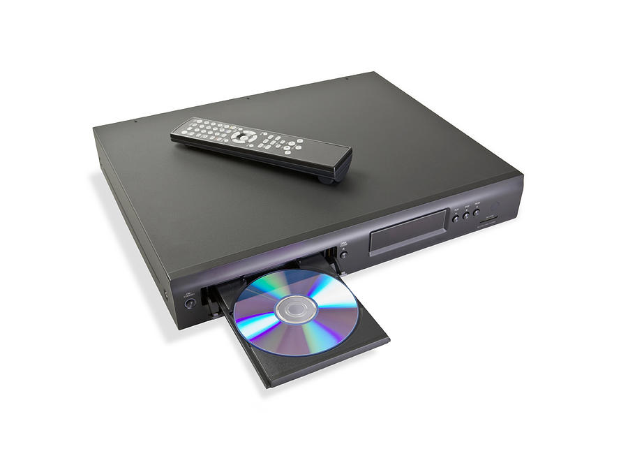 Blu Ray Player with Clipping Path Photograph by GeorgePeters