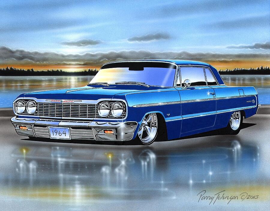 64 impala blue