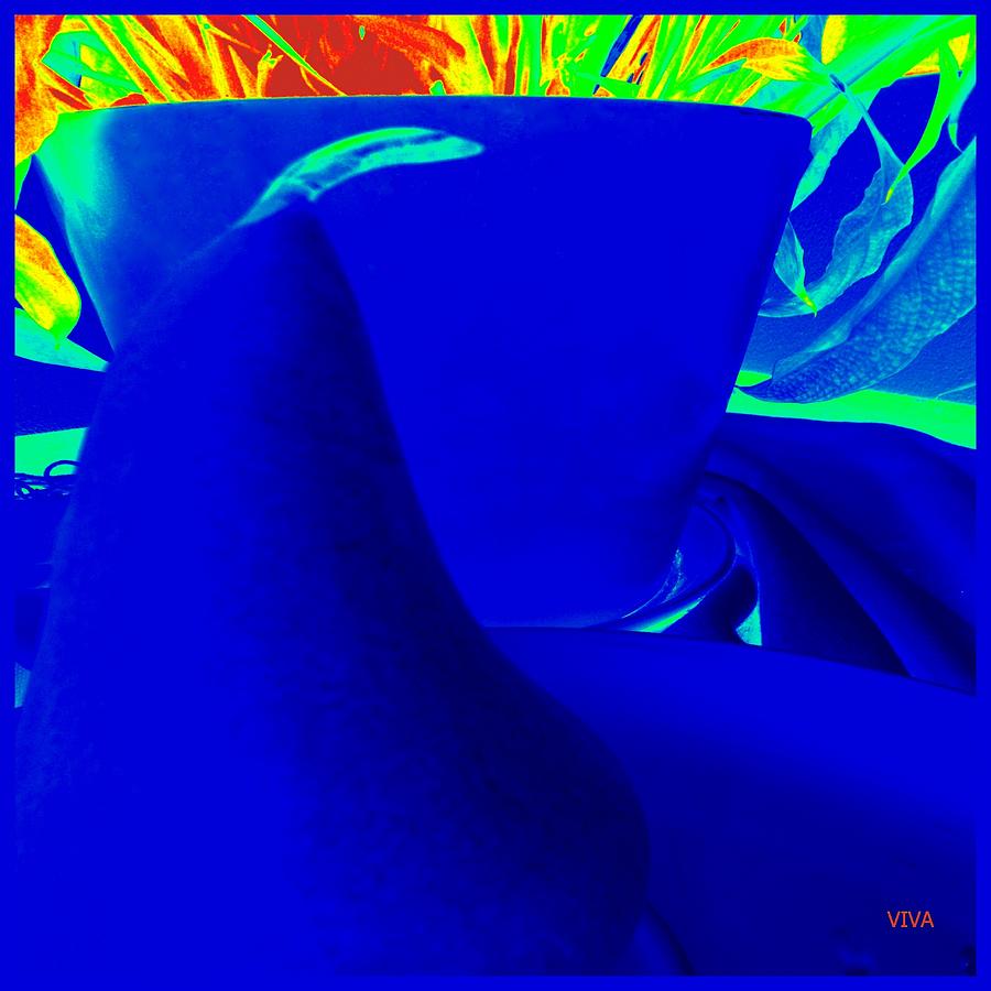 Blue  Abstract Photograph by VIVA Anderson