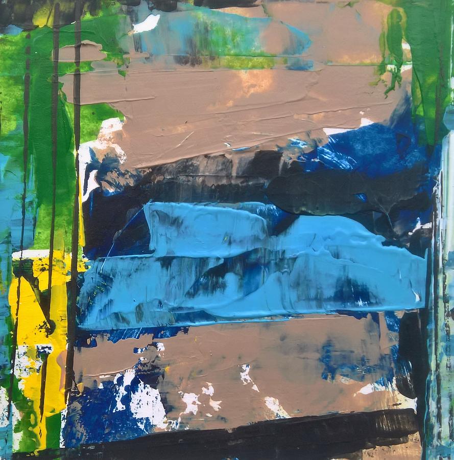 Blue Abstraction I Painting by Lisa Dionne