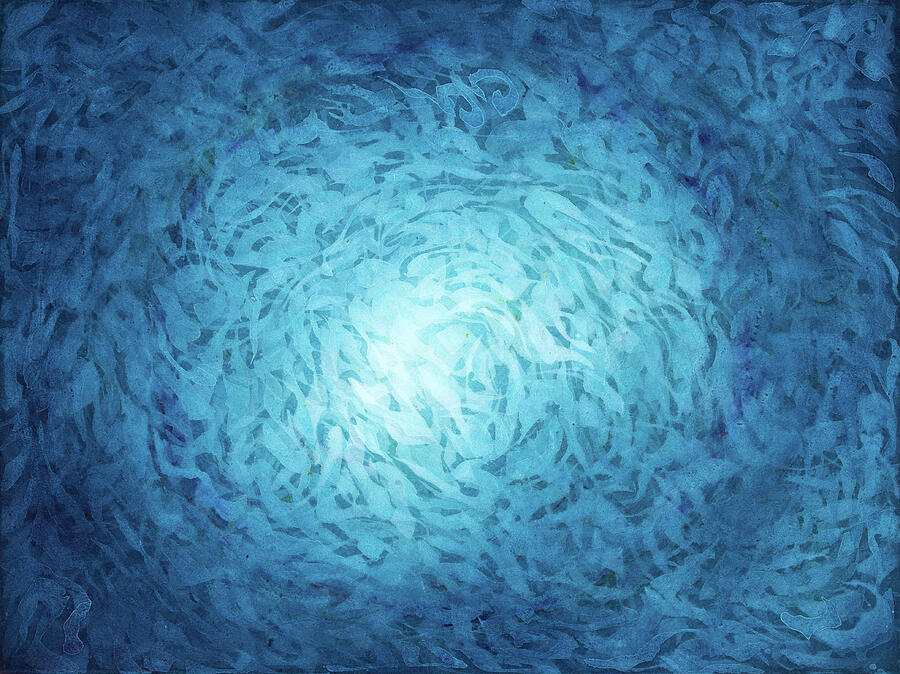 Blue Again Painting by Petra Rau Blue Again Painting by Petra Rau