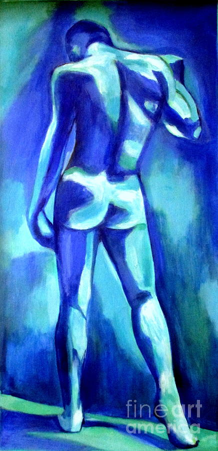 Blue and bright Painting by Helena Wierzbicki