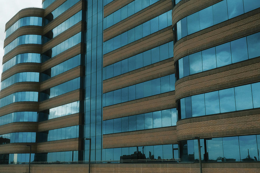 Blue and Brown Building Photograph by Lens Release - Fine Art America