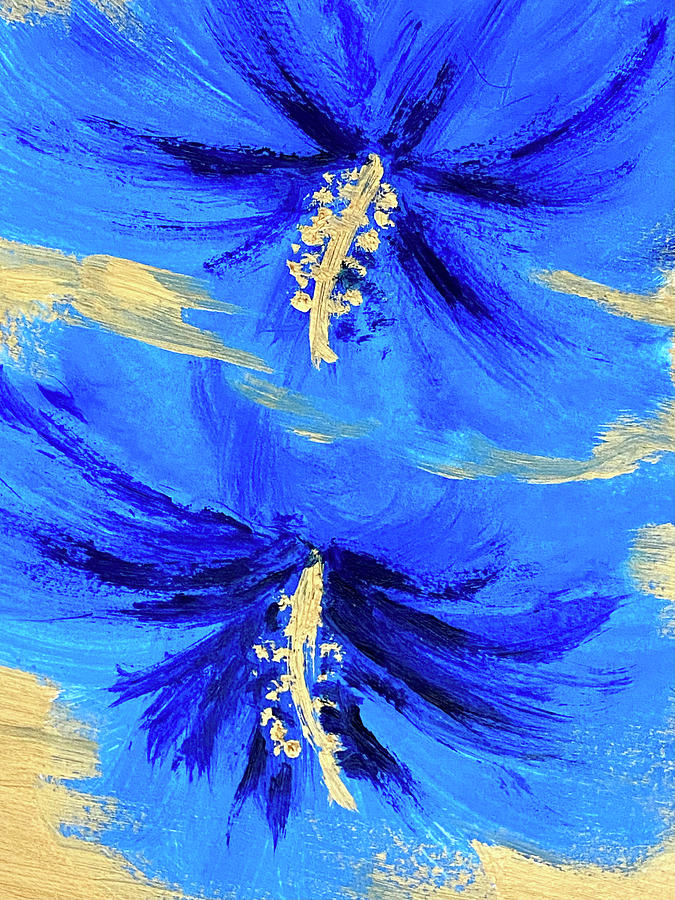 Blue And Gold Painting