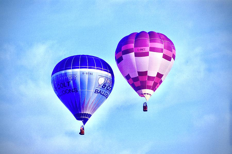 Blue and Pink Balloon Photograph by Gordon James