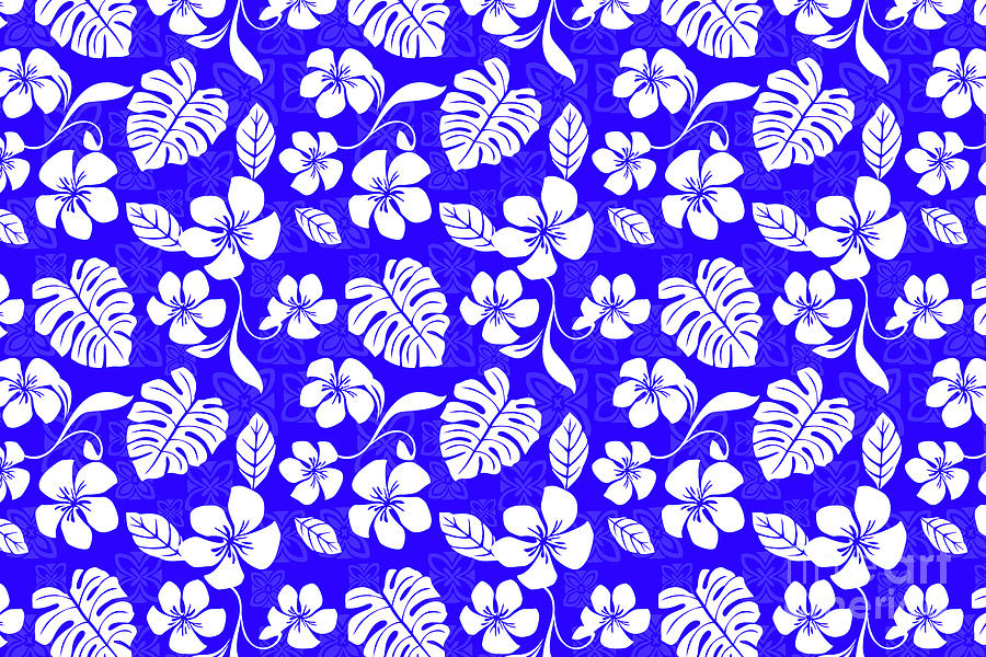 hawaiian flower pattern