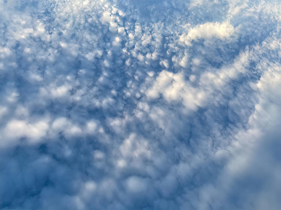 Blue and White Sky Photograph by Deborah League