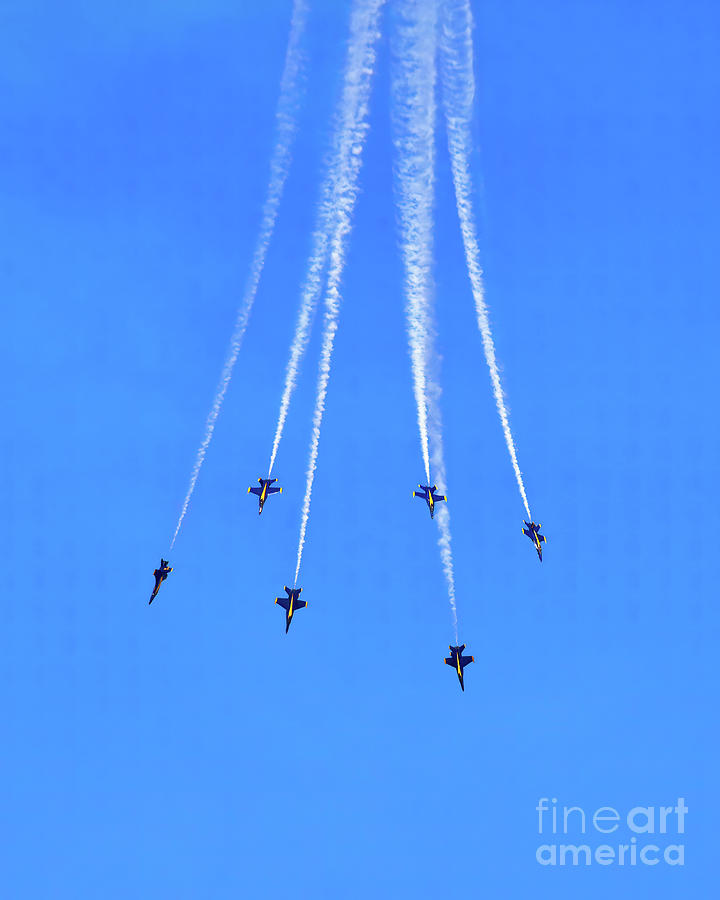 Blue Angel Aerobatics Photograph by Scott Cameron