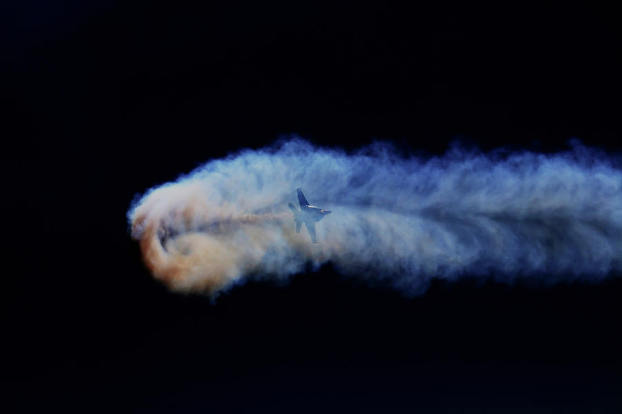Blue Angel Dust Photograph by Shane Bechler