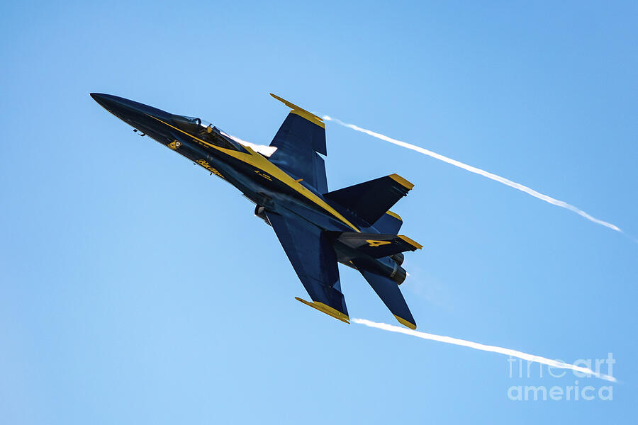 Blue Angel Solo Photograph by Jeff Saunders Blue Angel Solo Photograph by Jeff Saunders