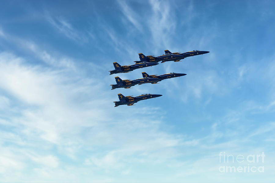 Blue Angels 6281 Photograph by Lawrence Burry