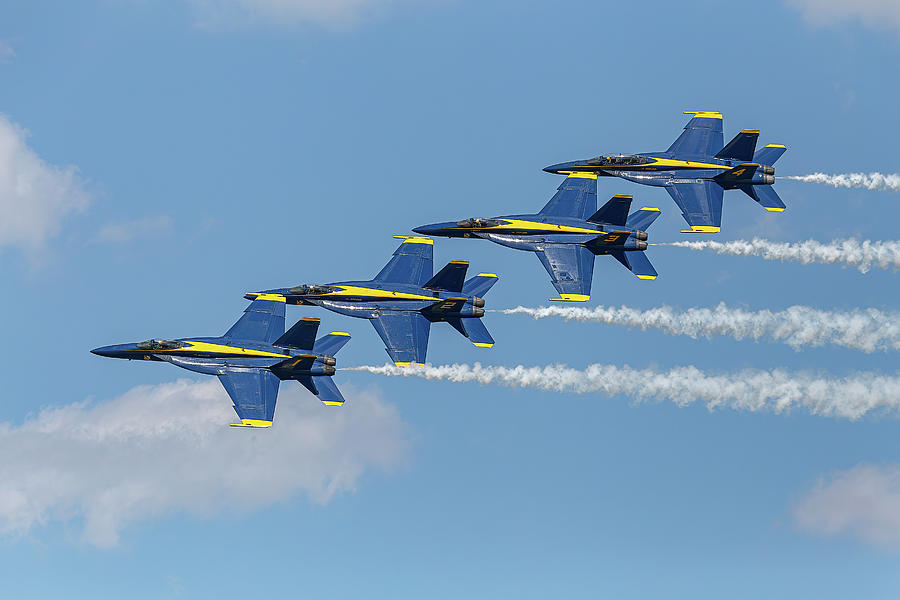 Blue Angels Epitomize Excellence Photograph by Steve Rich - Fine Art ...