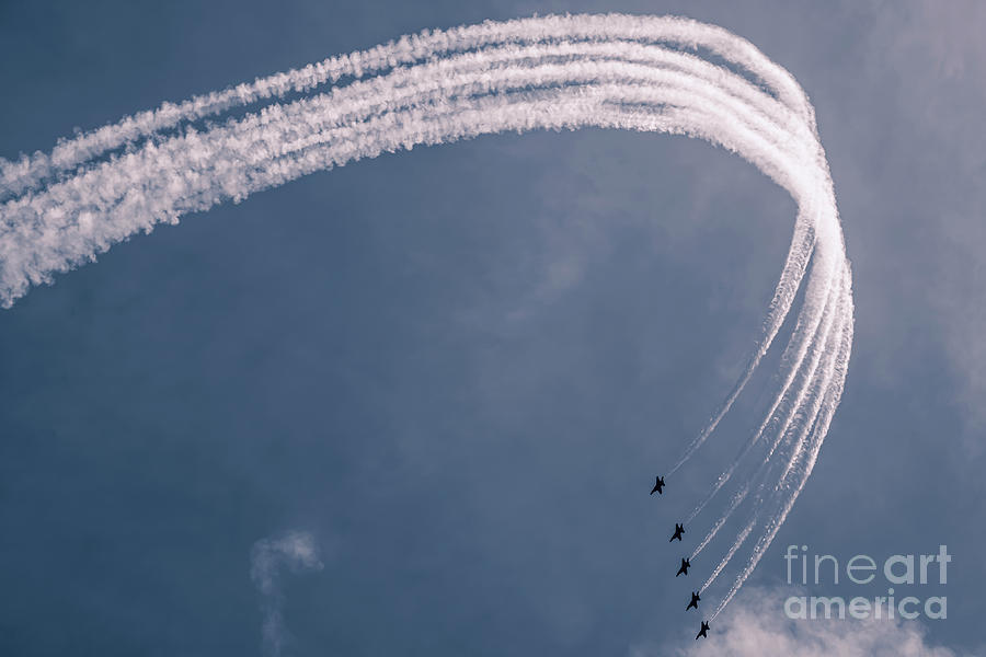 Blue Angels Flying Photograph by Stef Ko