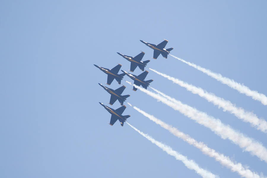 Blue Angels Formation Photograph by Janine Harles - Fine Art America