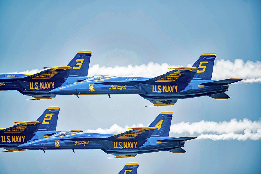 Blue Angels in Flight Photograph by Running Brook Galleries - Fine Art ...