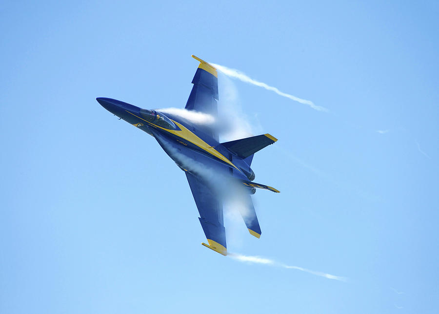 Blue Angels in Flight Photograph by Sheila Fitzgerald - Fine Art America