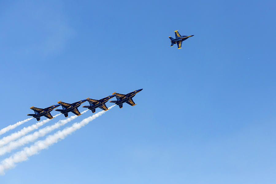 Blue Angels in the Sky Photograph by Bonnie Follett