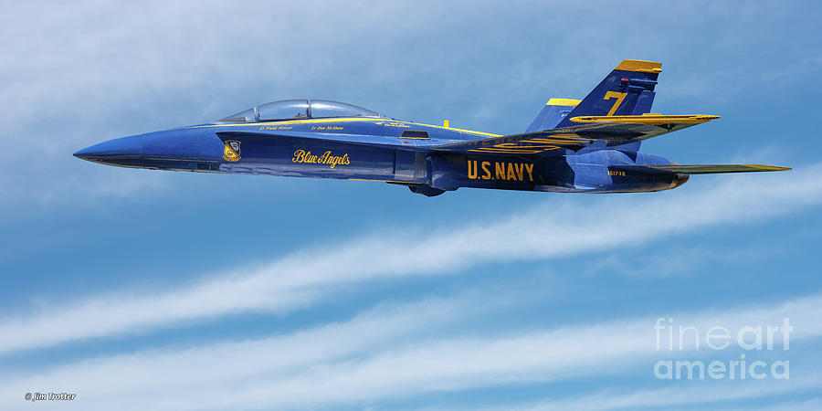 Blue Angels Photograph by Jim Trotter