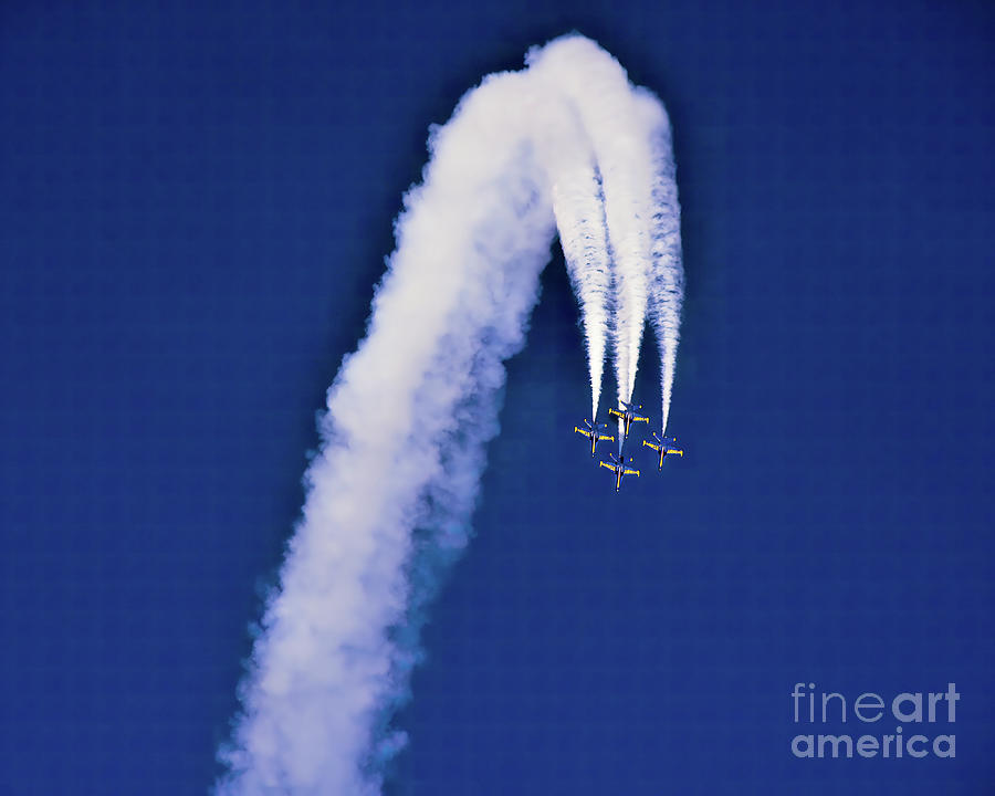 Blue Angels Power Loop Photograph by Scott Cameron