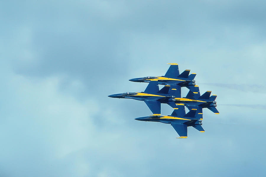 Blue Angels Photograph by Rudy Umans