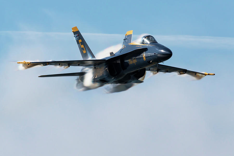 Blue Angels SF Sneak Pass 2 Photograph by Rick Pisio