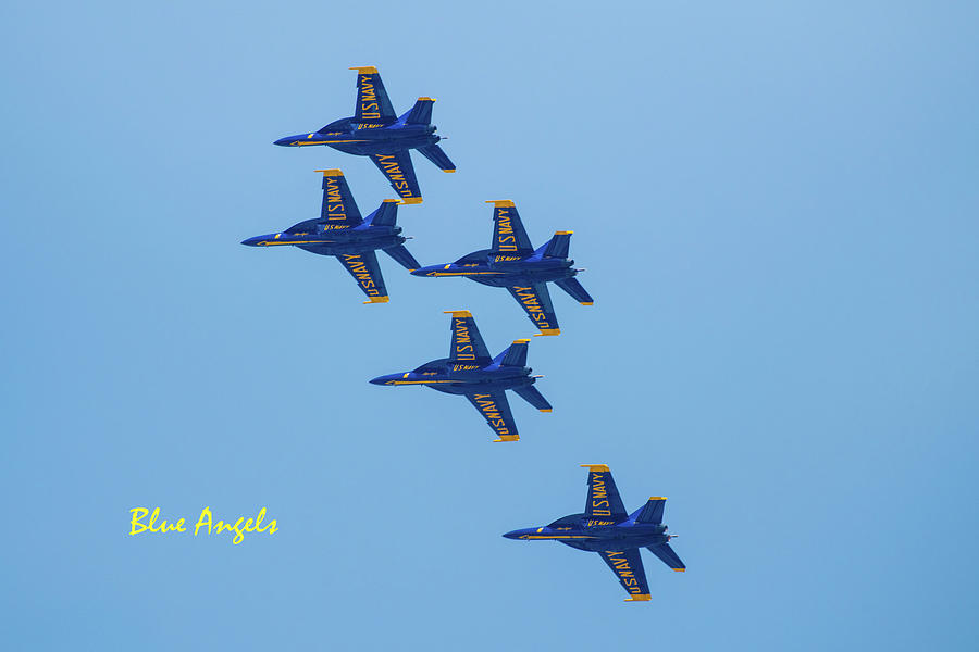 Blue Angles 2 Photograph by Steven Ploski Fine Art America