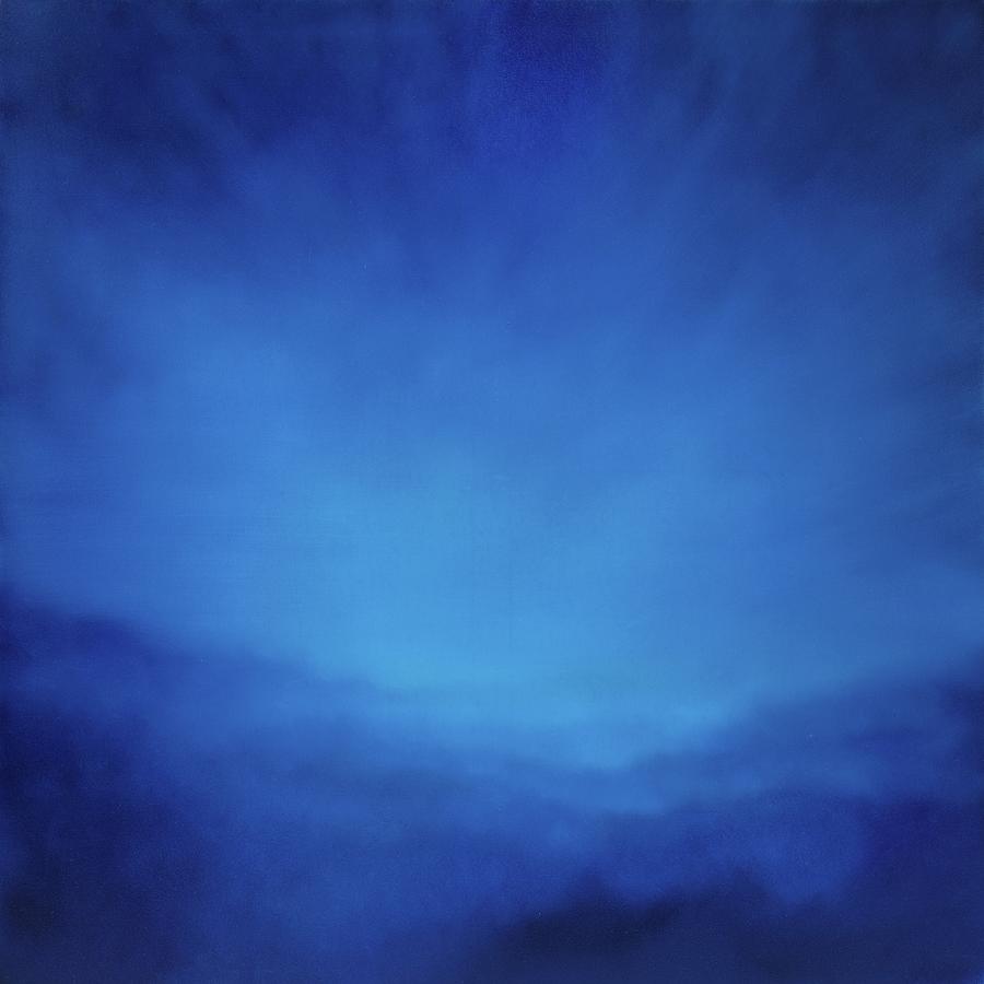 Blue Painting by Annette Schmucker