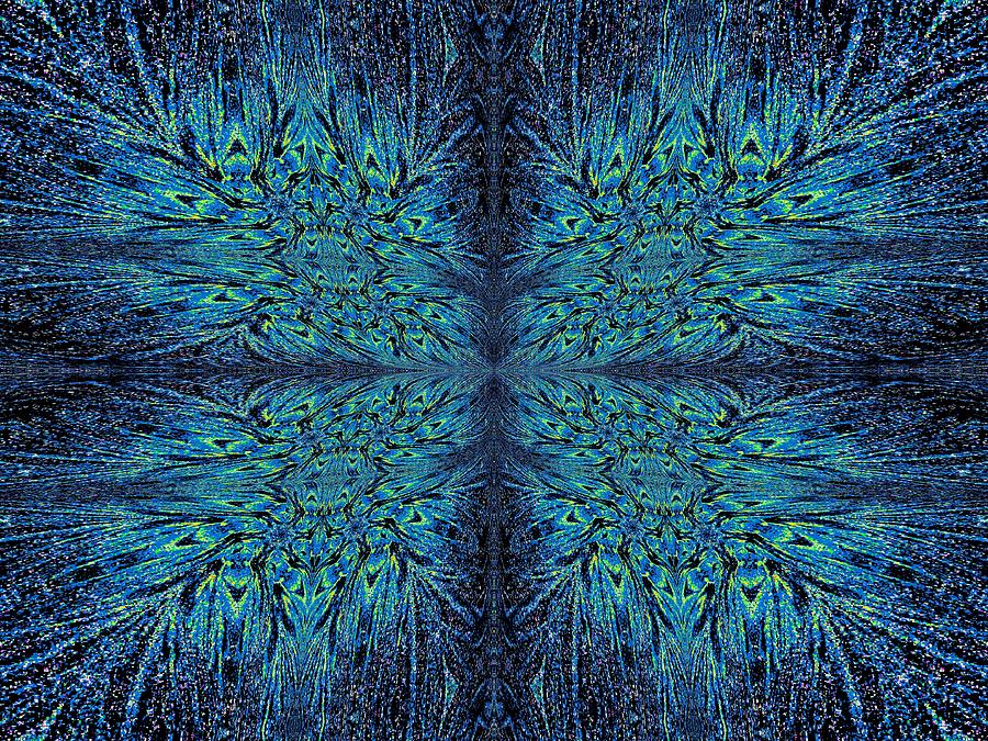 Blue Aura Butterfly Digital Art by Sherrie Larch - Fine Art America