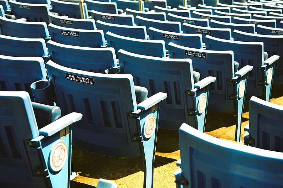 Baseball Photograph - Old Yankee Stadium Seats by Claude Taylor
