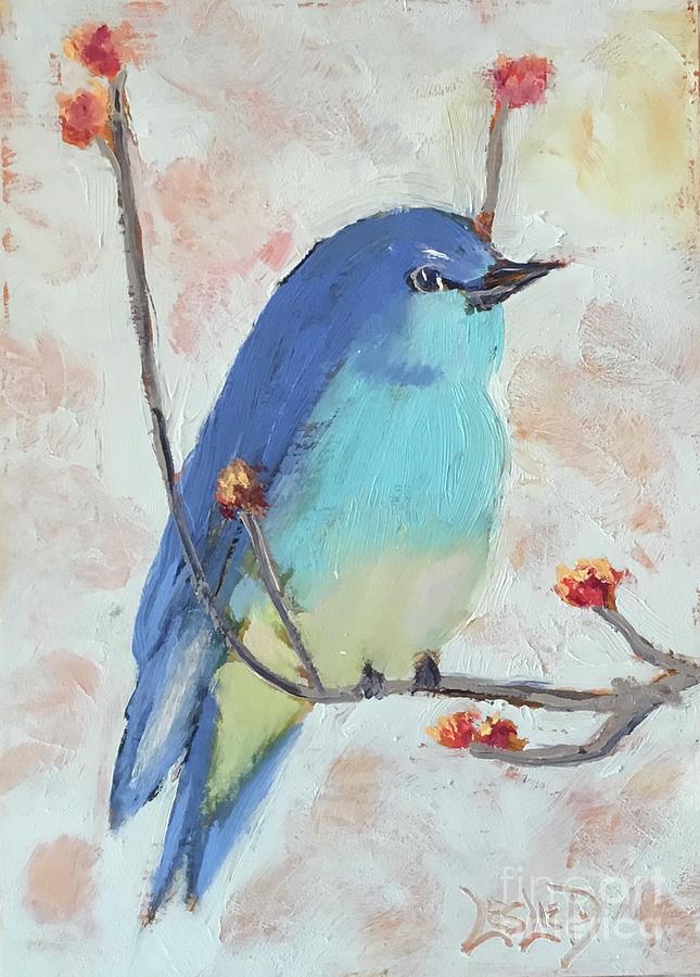 Blue Bird Painting