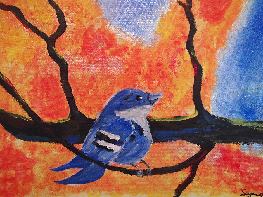 Blue Bird Painting by Suzanne Buckland - Fine Art America