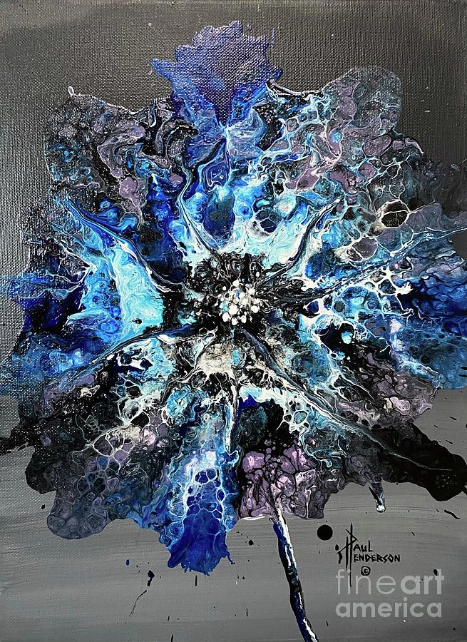 Blue Bloom Painting