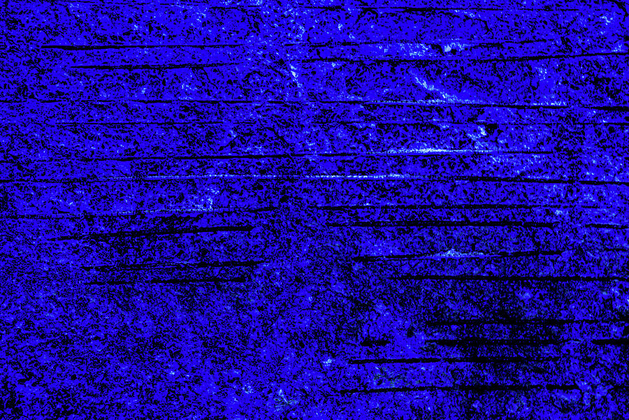 Blue BLUE DeDoodle Photograph by Ken Sexton